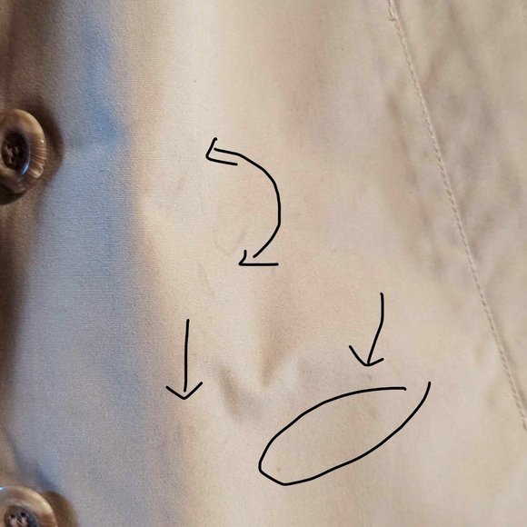 Vintage - Ladies London Fog Raincoat - c 1970s - Picture 9 of 9